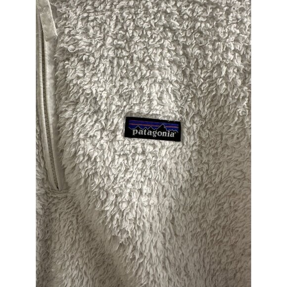 Patagonia Women's Los Gatos 1/4 Zip Pullover Jacket Sweater Small Ivory White - Picture 4 of 13